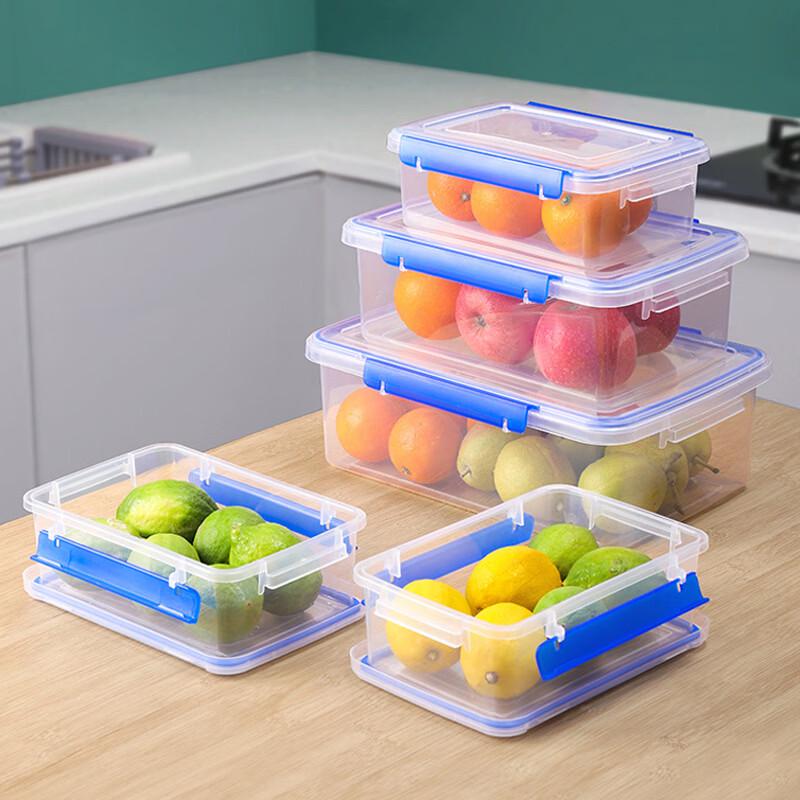 15L Food-Grade Transparent Plastic Refrigerator Storage Container