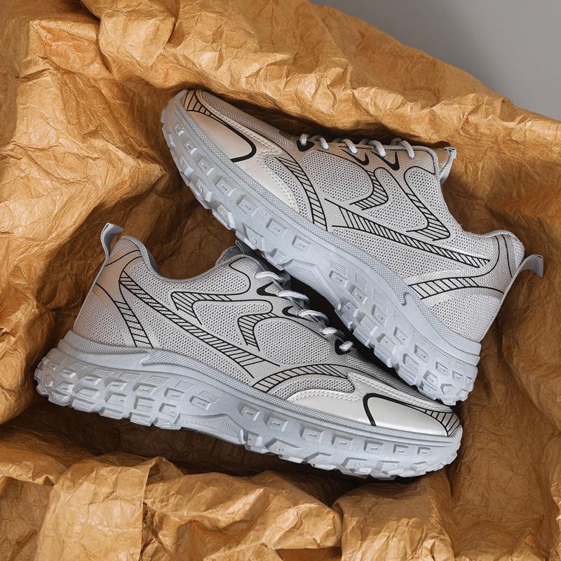 Casual sneakers, breathable platforms, versatile men's shoes, and student shoes