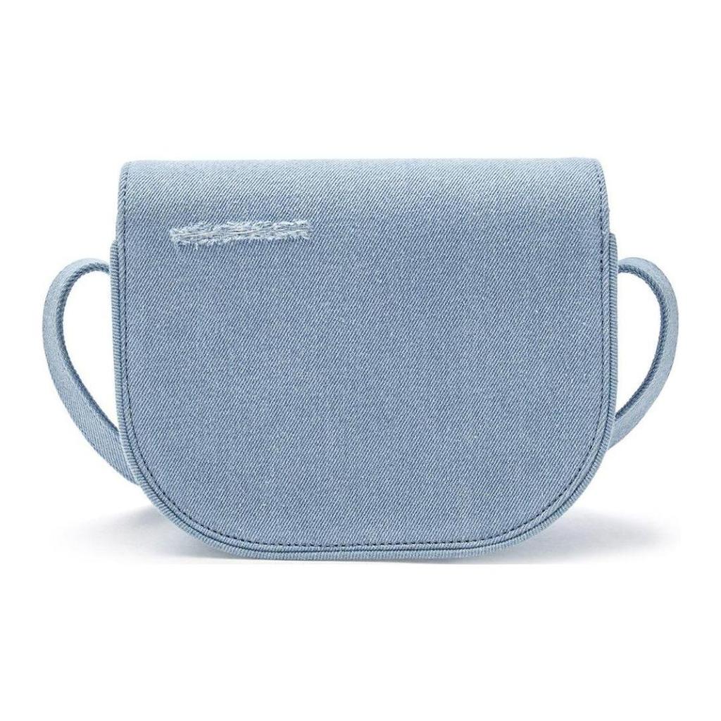 MLB New York Yankees Engraved Vintage Twill Cotton Shoulder Bag Women Bags Blue 3ACRVD15N-50BLL
