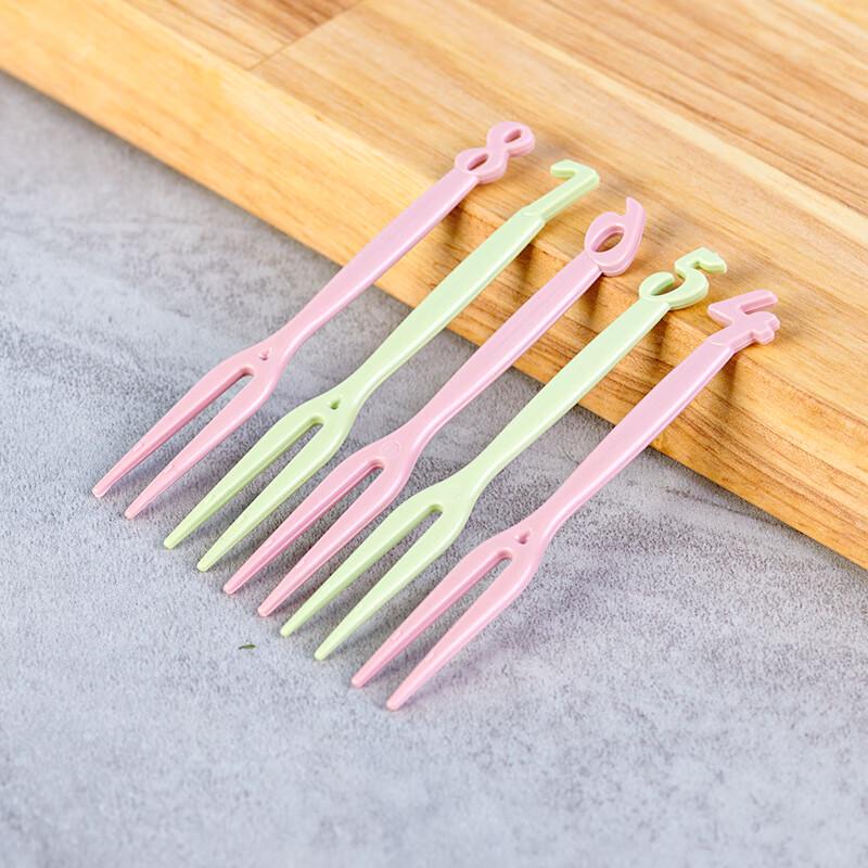 Disposable Cartoon Fruit Forks