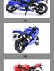 Cross 1:18 Alloy Pull-back Motorcycle Model Toy for Kids - Educational Ornament