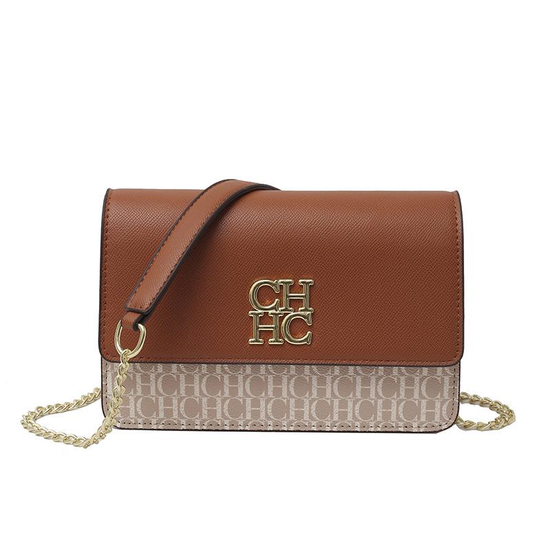 Autunno-Inverno Donna Trendy Catena Borsa per Cellulare alla Moda Versatile Spalla Messenger con Design Semplice Quadrato Piccolo