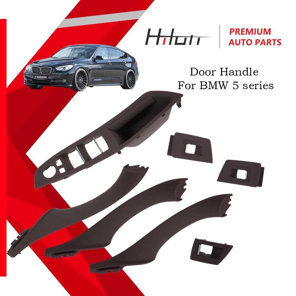 Mocha Left Hand Drive LHD For BMW 5 Series Car Interior Inner Door Handle Panel Pull Trim