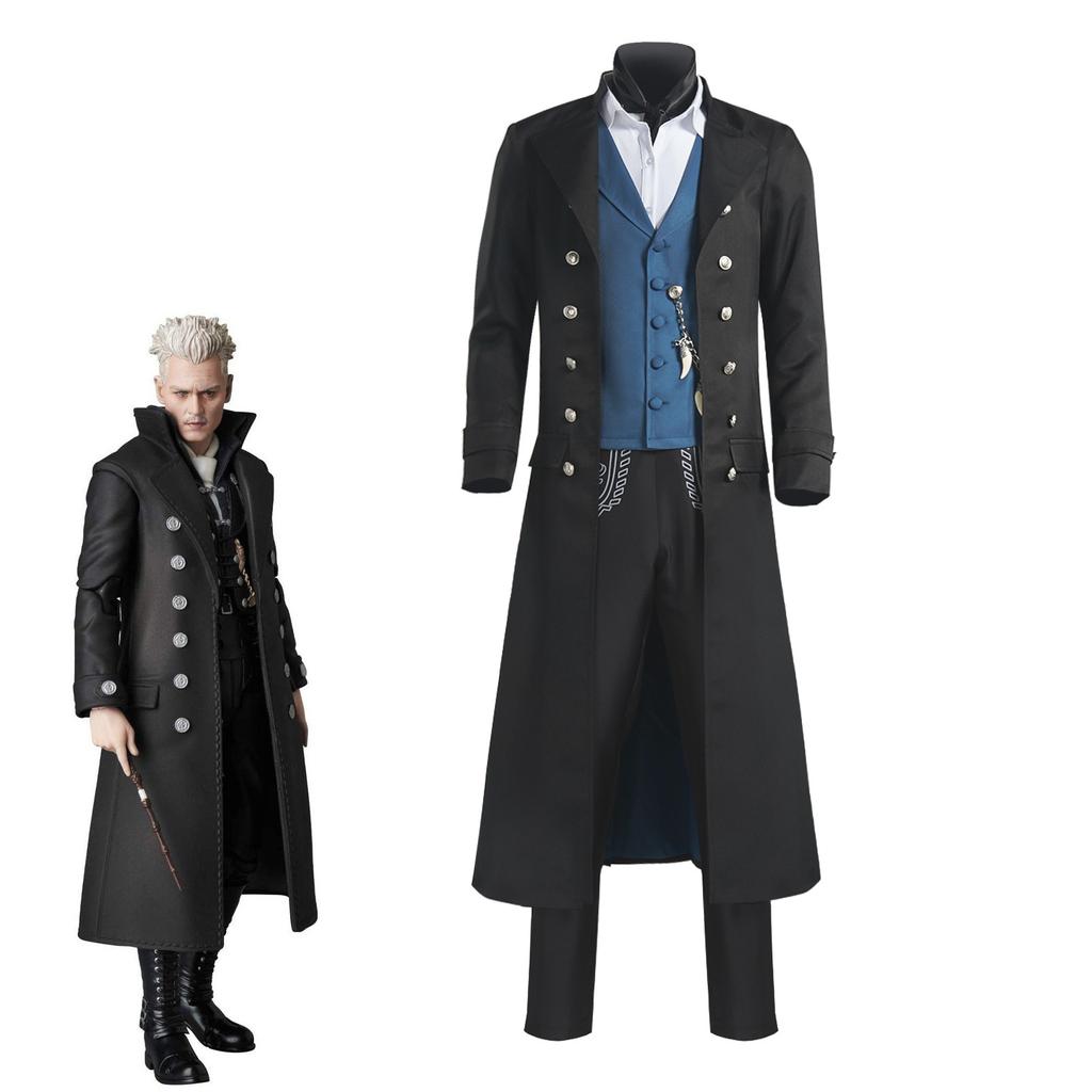 Beasts3 Fantastic Gellert Grindelwald Cosplay Costume Role Play Party Halloween