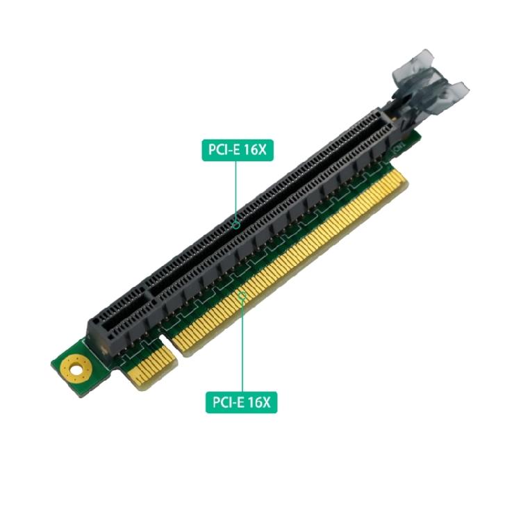 PCIE3.0 X16 to X16 90 Degree Adapters Risers Card PCIExpress for Small 1U Computer Servers Special Chassises