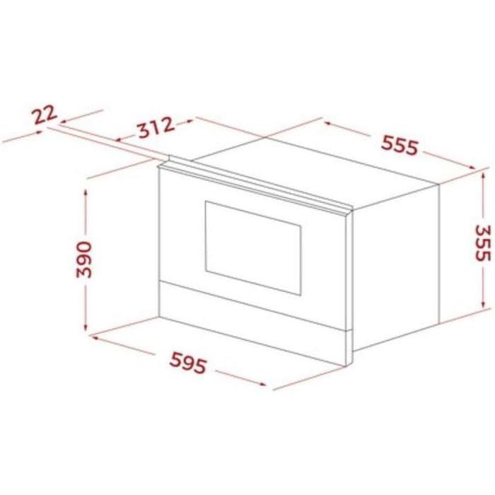 Micro-ondes avec Gril - TEKA - NEOMS6220BISRSS - Acier - 22L - 850W