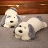 Cute Lying Down Long Haired Dog Doll Plush Toy Big Dog Doll Children Soothing Rag Doll Girl Birthday Gift