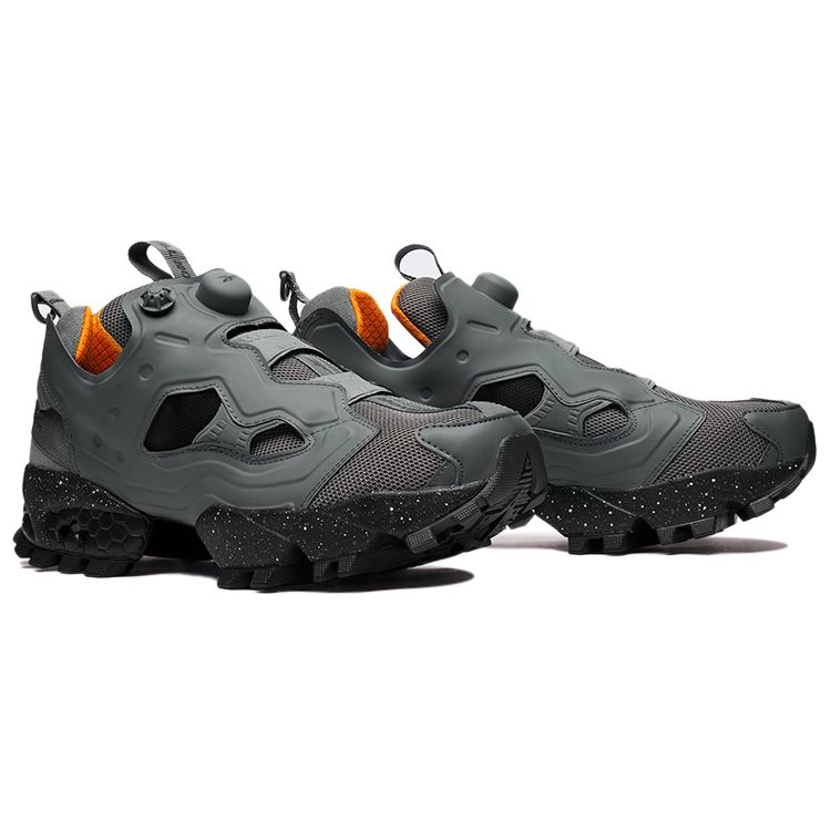 SMG x Reebok InstaPump Fury OG Mittelgrau Kräftiges Orange Unisex-Sneakers Trek-Grau GX0049