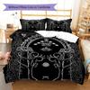 Lord Of The Rings Pattern Bedding,Quilt Set Quilt Cover Pillowcase Home Birthday Gift (1 * Duvet Cover + 2 * Pillowcase, Without Core)