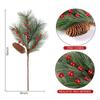 6 Pieces Christmas Berries Picks Floral 40 cm Decorative for Xmas Tree Wreath