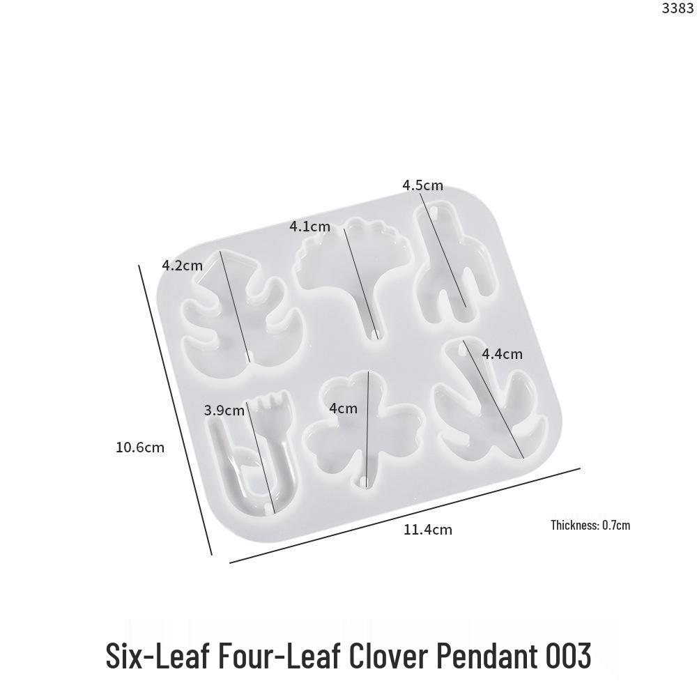 Irregular Flower Leaf Arch Epoxy Pendant Silicone Mold for DIY Crystal Earrings