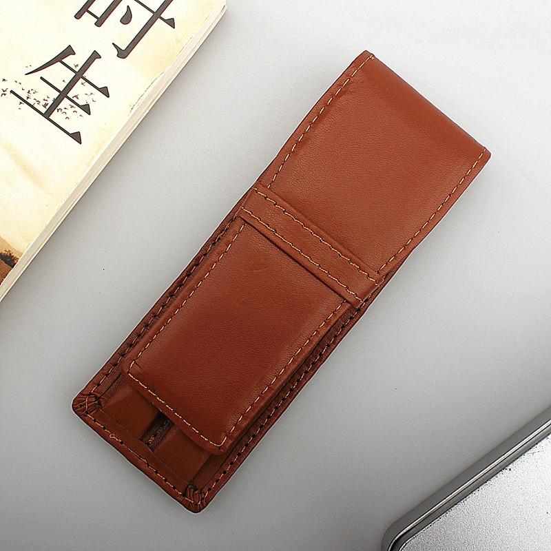 Luxury PU Leather 2 Slots  Jinhao x159 Specification Fountain Pen Tray Holder Pencil Case Office School Supplies Pouch