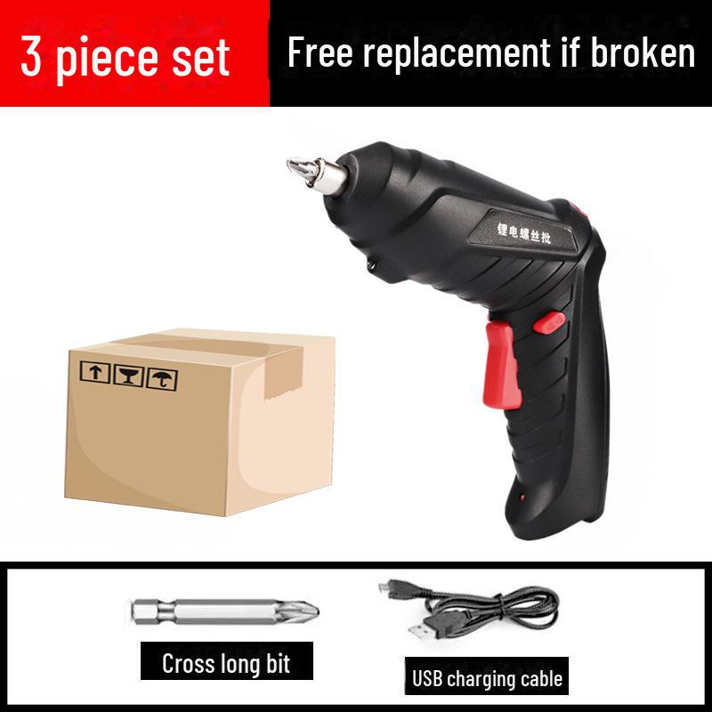 Rechargeable Mini Electric Screwdriver and Hand Drill Set for Home Use