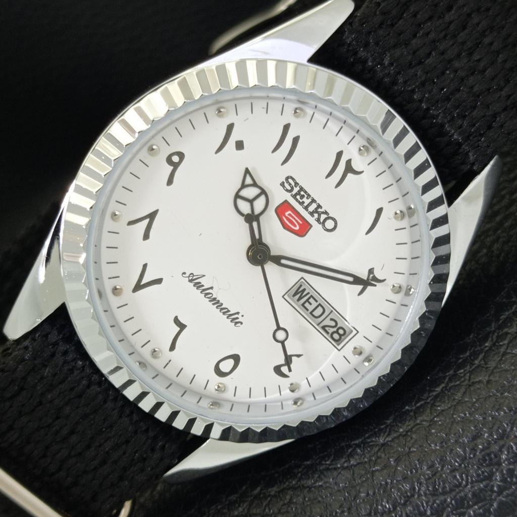 REFURBISHED VINTAGE SEIKO 5 AUTOMATIC 6309A JAPAN MENS ARABIC WATCH a441485-5 Sk-a441485