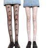 Women's Bows Fishnet Tights Stockings Cosplay Fishnets Socks High Waist Stockings Bows Tie Designs Fish Net Pantyhose