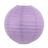 Solid Color Round Paper Lanterns for Wedding Room Decoration