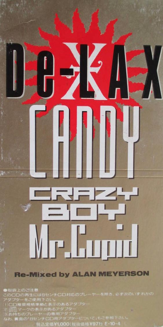 

CD DE-LAX, CHUYA; TERUO KYOGOKU - CANDY FLDF10004 For Life Record 1989 Japan Rock Used