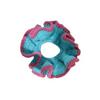 Colorful Knit Hair Scrunchies With Color Contrast Details Soft Hair Tie Elastic Bands Accesories For Women And Girls