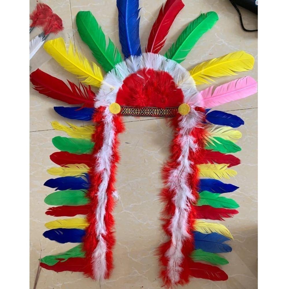 Children's Day Headpiece Fancy Dress Party Headwear New Feather Headdress