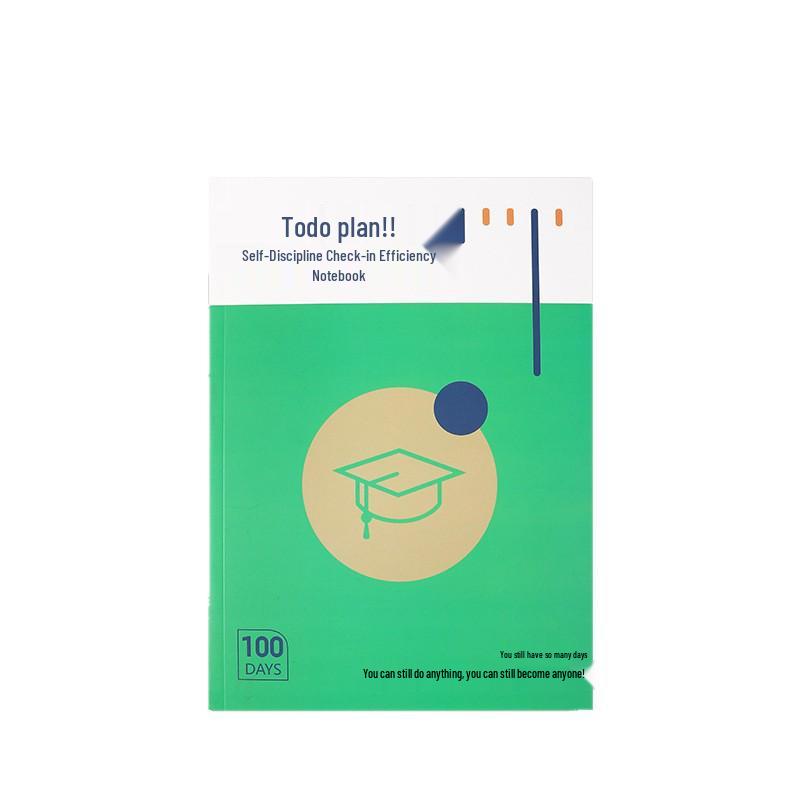 Postgraduate Exam Self-Discipline Planner: Daily Efficiency & Schedule Notebook