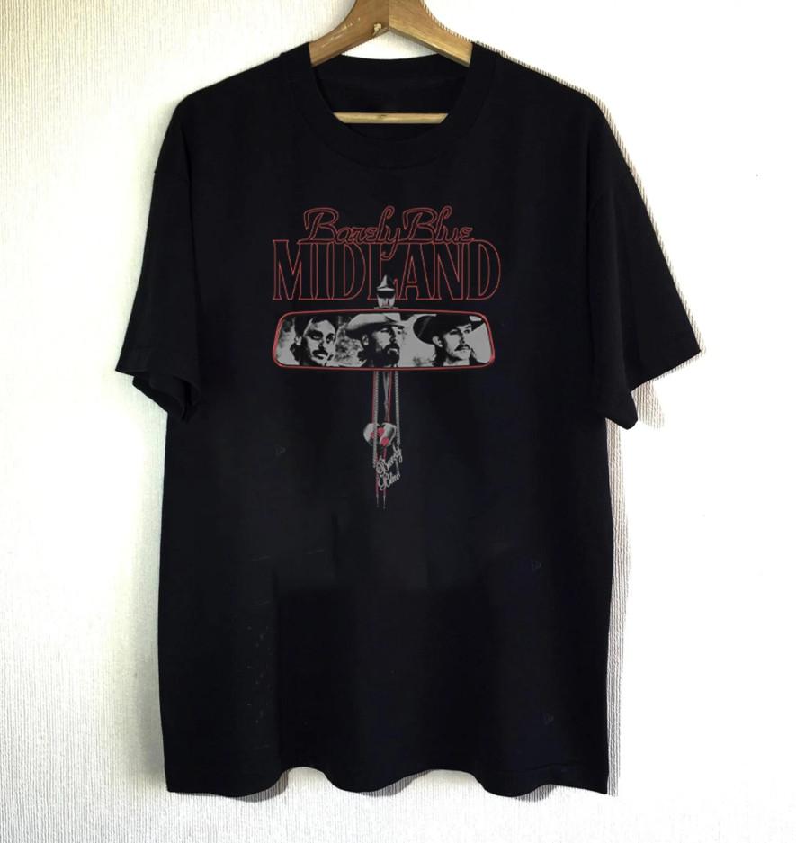 

Midland Band Barely Blue Album Unisex T-shirt size S-4XL 3XL