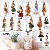 32pcs, Cute Girl Postcards, Cartoon Little Girls, Collection, Wall Stickers, Mailing Cards, Greeting Cards, DIY Postcards, D