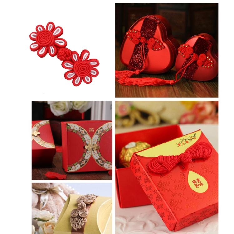 Vintage Flower Fasteners Buckle Disc Buttons DIY Clothing Decoration Garments