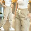 Sports Ice Silk Casual Pants Women Loose Summer Thin Quick Dry Pants New Sports Nine-quarter Pants