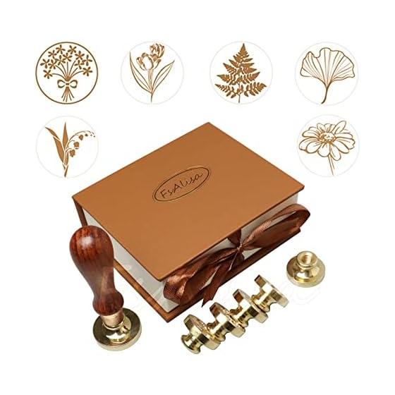 fsalisa Sealing Wax Sealing Stamp Sealing Wax Stamp Set Sealing Wax Invitation Wedding Blessing Confession Anniversary Birthday Celebration Letter