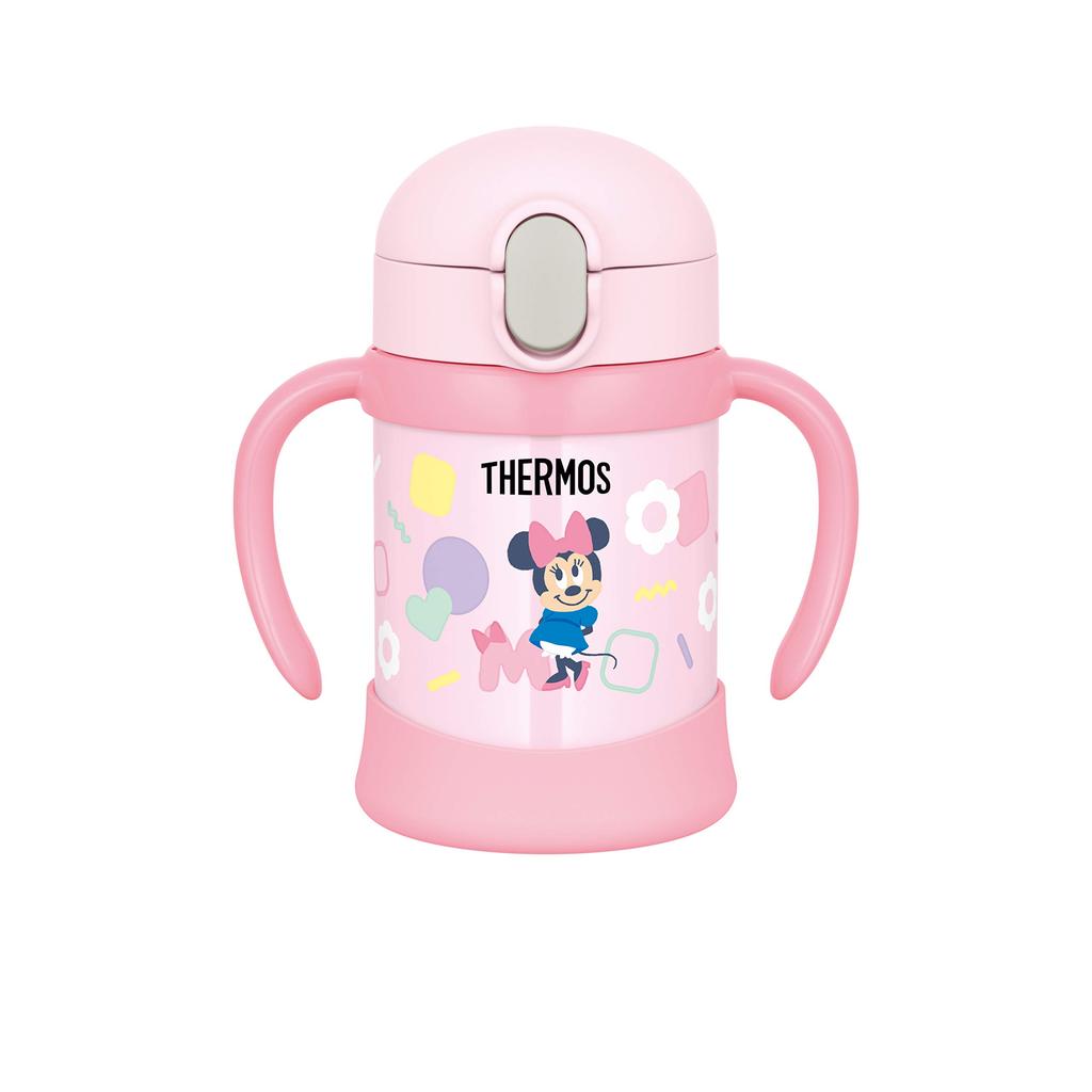 THERMOS Vacuum Baby Straw Mug FJL-250DS Pink (P) Minnie Mouse 250ml