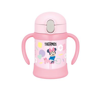 THERMOS Vacuum Flask Baby Straw Mug Pink Minnie 250ml FJL-250DS (P)