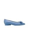 Salvatore Ferragamo Ferragamo Viva Ballerina Shoes Blue