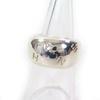Great Ring Logo Engraved Wide Ring Accessories Silver SV925 Women Used