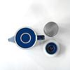 Nishikai Toki Hasami Yaki Common Teapot Navy (Super Stainless Tea Strainer) 500ml Nordic Tableware Black Pot Kyusu Made Japan 13873