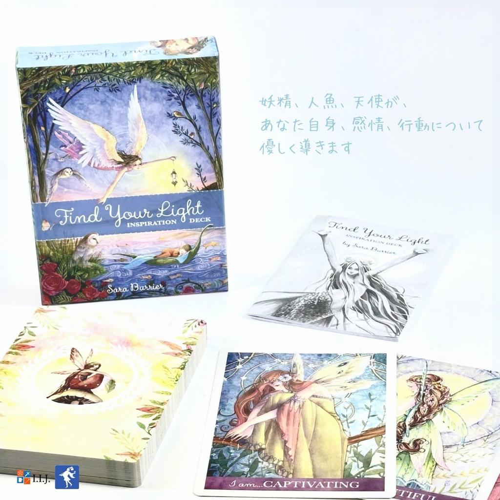 Oracle Cards Find Your Light Inspiration Deck English Affirmations Fortune Telling Authentic Product I.I.J
