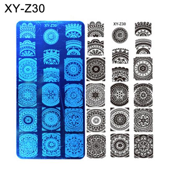 DIY vánoční styl nail art razítko šablona šablony razítka na manikúru