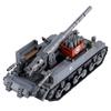 WK2 US Hauptkampfpanzer M26 M12 gepanzertes Fahrzeug Militärisches Sanitätsfahrzeug Schnellboot Kriegsszene Kofferträger Ziegel Spielzeug Jungen Geschenk