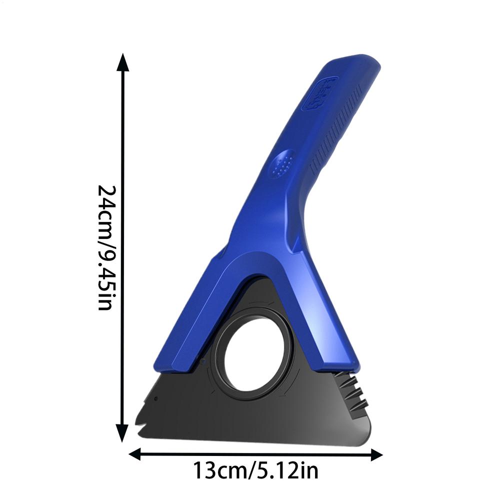 Snow Scraper Removal Frost Shovel Window Cleaner Non Scratch Car Cleaning Tool With Ergonomic Grip Multi-function Snow Scraping