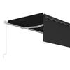 Maison Exclusive - Auvent rétractable manuel avec store 5x3 m Anthracite