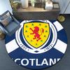 Scotland's Lion Rampant Emblem Round Rug for Livingroom,Bedroom, Palyroom, Chair Rug, Area Rug, Circle Carpet, Fan Christmas Gift