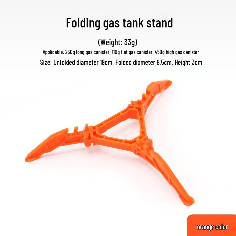 

Портативная складная подставка для баллона: Универсальный держатель-трипод для кемпинга