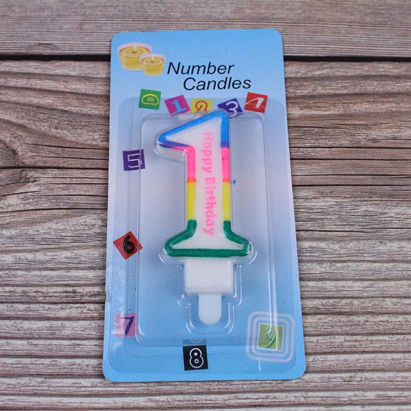 

Большая свеча-цифра 0-9 Детская свеча на 100-летие Креативная свеча для торта Красочная свеча Color Number 1 - Multiples of 12