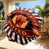 Manchester United F.C Print Automatic Open Close Umbrella, Portable Foldable Umbrella, for Outdoor Commute Camping Trip, Ideal Birthday Gift