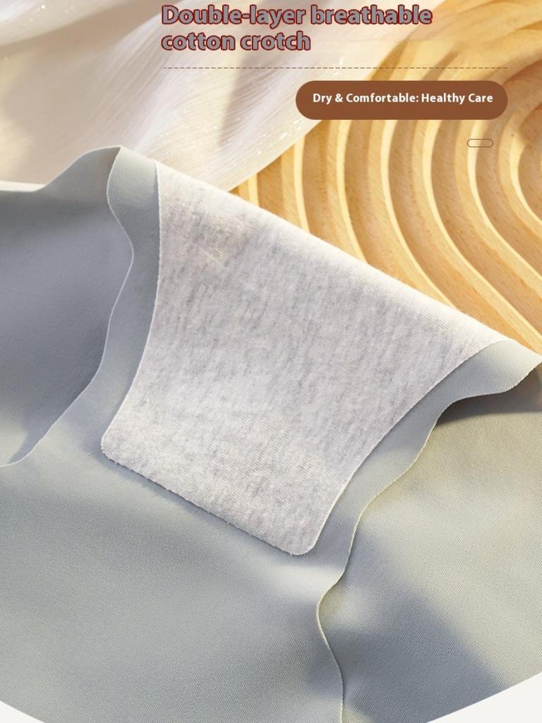 3-pack Mid-rise Plus-size Pure Cotton Sexy Panties for Women