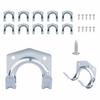 10Pcs Durable Tool Storage Hooks Easy Install Hose Storage Hook Garden Metal Hooks  Shed Organizer