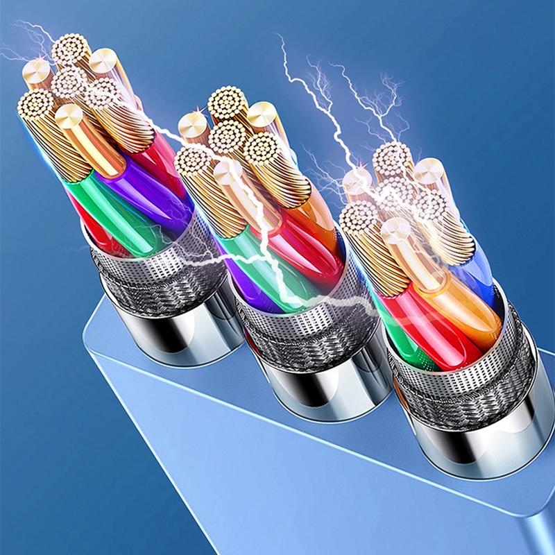 3 In 1 Retractable 100W Fast Charge Data Cable For Iphone 14 Usb Type C/Micro For Sumsung Xiaomi 13 Huawei Phone Charge Usb Cord