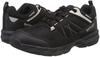 DUNLOP REFINED DU6001 Men's Waterproof Wide 4E Outdoor Walking Sneakers, Black, Size 26.0 cm