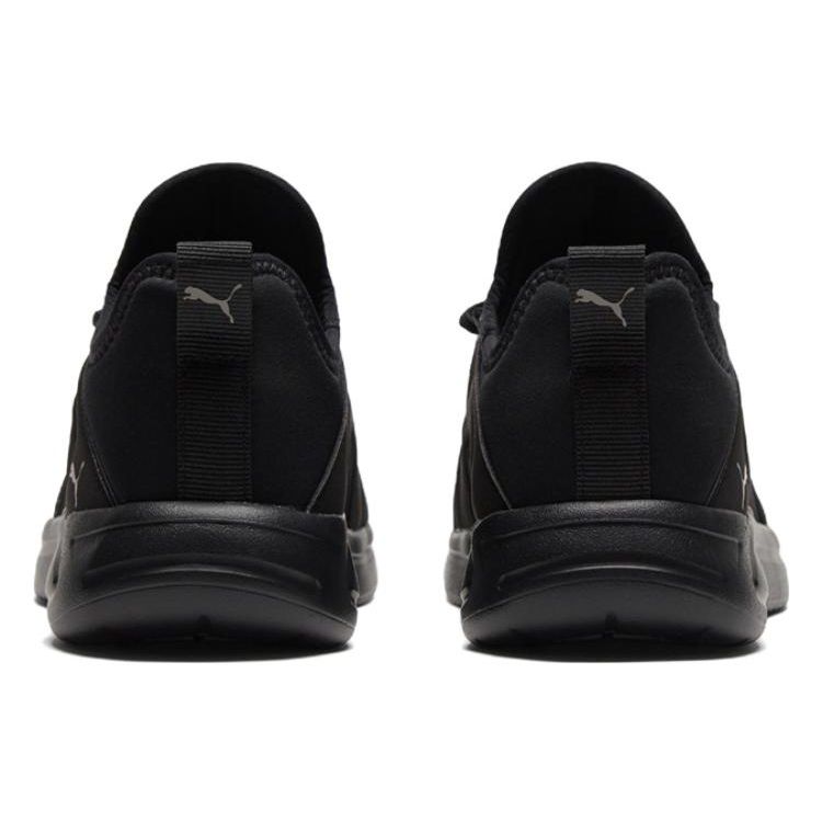 Puma Resolve Street Fabric Leather Non-Slip Wear-Resistant Breathable Lightweight Low-Top Running Shoes Unisex sneaker Black 376221-07