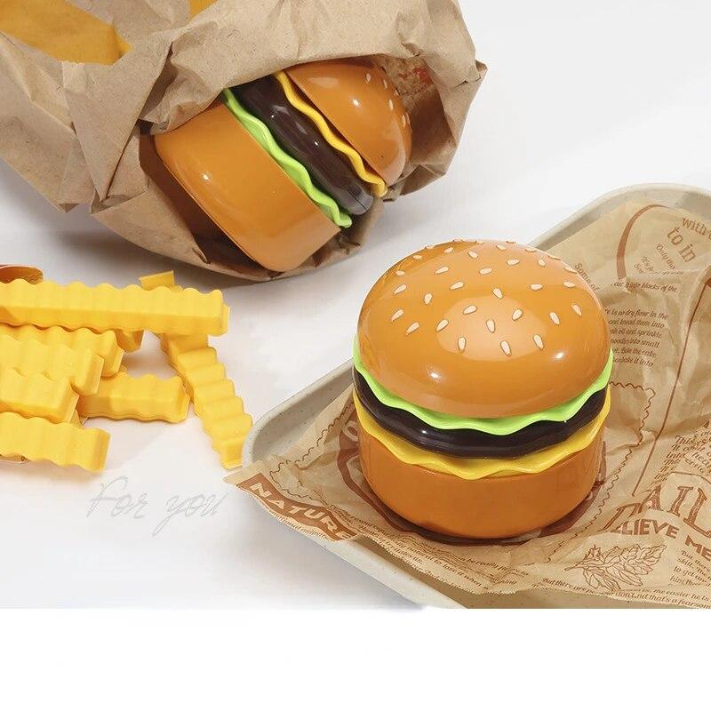 Burger-Schreibtischlampe, wiederaufladbare Burger-Lampe, kleine Tischlampen mit verstellbarem Hals, Hamburger-Schreibtischlampe, Schlafzimmerdekoration, Geschenk für Kinder