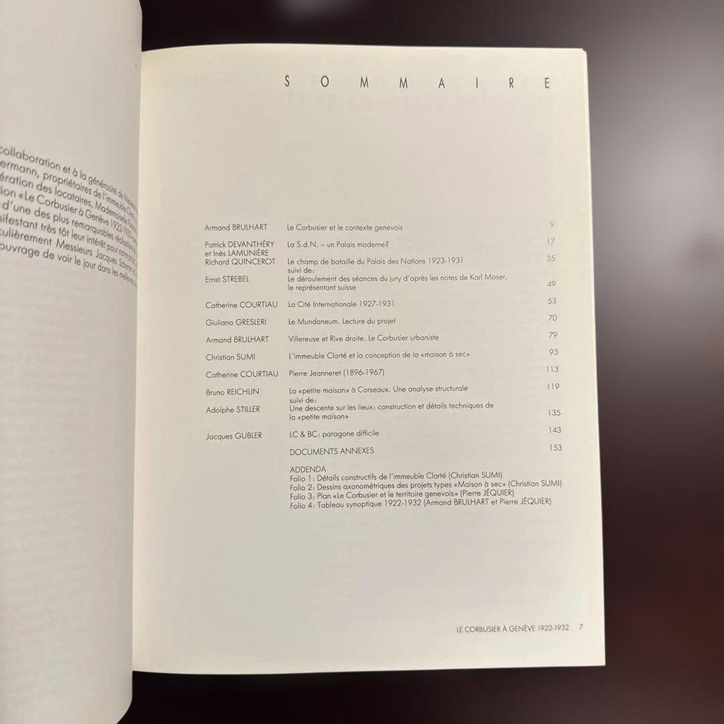 [USED] LE CORBUSIER A GENEVE 1922-1932